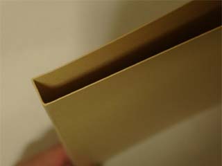 折り曲げ完成